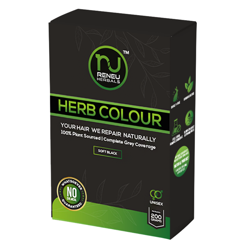 Herb Colour | Ammonia Free ,PPD Free Hair Colour Powder For Women and Men |Hypo Allergic Chemical Free Herbal Hair Dye (200 Gm)